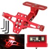 Windance Motorcycle License Plate Bracket,Universal Adjustable Fender Eliminator Kit, CNC