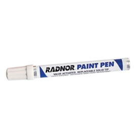 Radnor White Fiber Tip Paint Pen (8 Units)