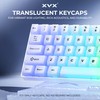 HITIME x XVX Keyboard Keycaps White, Clear Jelly Keycaps 60