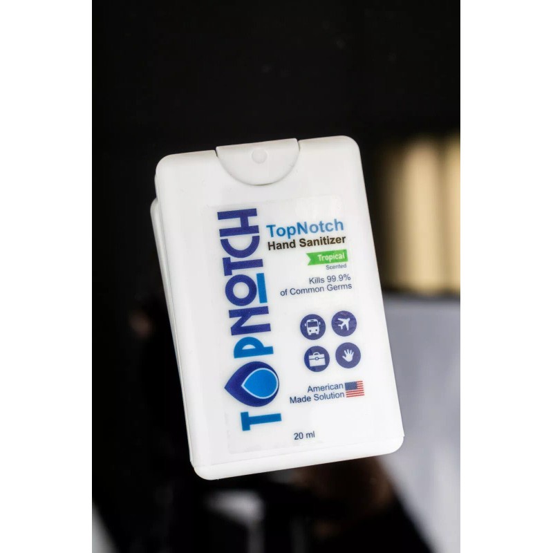 TopNotch Hand Solution (12 Pack) Variety Pack Pocket Spray 20ml