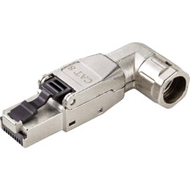 Renkforce CAT 8.1 STP FIELD INSTALLABLE RF-4601166 Coupling, Angled Number of Poles 8P8C Pack of 1