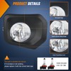 Nilight Fog Lights Assembly Compatible with 2016 2017 2018 2019