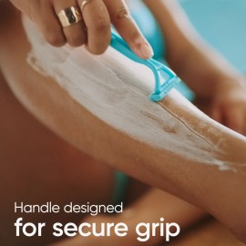 Gillette Venus Simply, Double Blades 2 Disposable Razors - 4 Count (3-Pack)