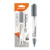MONAMI Tile Grout Coating Marker 401, Chisel Tip (1.5~4mm), Repair Marker with Replaceable Nib Tips to Restore Grout Lines, Grey, 1 Marker + 2 Extra Tips