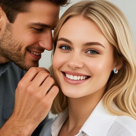 DAYLINLOVE Turquoise Earrings 925 Sterling Silver Western Vintage Style with Real Blue Turquoise Boho Ethnic Jewellery Gift for Women Ladies Girls, Sterling Silver, No Gemstone