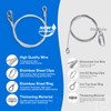 Atesilor 2Pcs Upgraded Vinyl Coated Stainless Steel Lift Cable Compatible