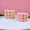3D Heart Cube Aromatherapy Candle Silicone Mold Food Grade Candle