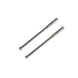 Pack of 2 M3 Door Handle Screws Silver Bolt Connecting Sleeve Male to Female for Doors Handles, Knobs Escutcheons and Others