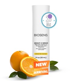 BIOSENS Vitamin C 10% Face Serum Anti Aging & Skin Brightening with Ferulic Acid & Vitamin E Boosts Radiance & Youthful Glow, Reduces Dark Spots & External Stressors 30 mL