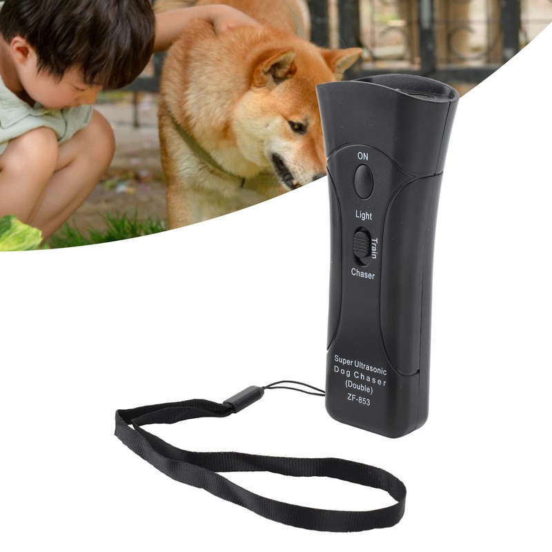 Handheld Ultrasound Anti Dog Bark Device 15-20KHZ Dual Horn Anti