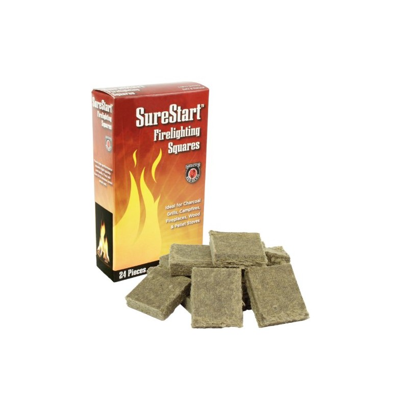 MEECO'S RED DEVIL Surestart® Firelighting Squares Pack of 24 -