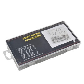 200Pcs Springs Assorted Set, Tension Springs Assorted, Metal Springs Assortment Set with Small Compression and Extension Springs Set Box of Assorted Springs