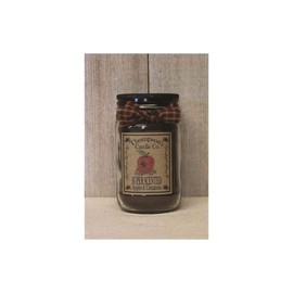Thompson's Candle Apples and Cinnamon Small Mason Jar Scented Candle, 12 Oz (acsm)