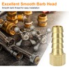 sourcing map 5pcs Brass Barbed Fitting 1/8" NPT Female to