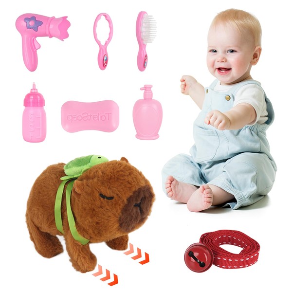 YANGUN Capybara Cuddly Toy, 16 cm Capybara Plush Toy, Cute