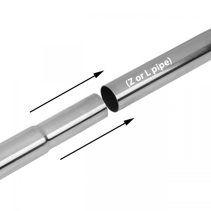 Renovators Supply Manufacturing Chrome Plated Stainless Steel Supply Line Extender