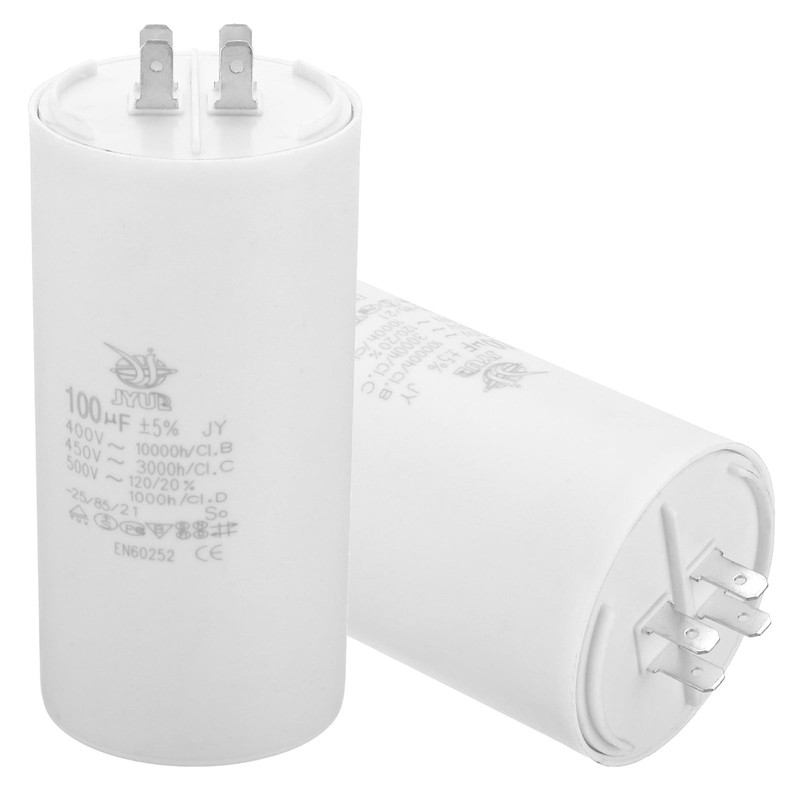 PATIKIL CBB60 100uf Running Capacitor,AC 450V 4 Pins 50/60Hz Double