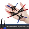 LEONTOOL 4 Pcs Mini Snap Ring Pliers Set, 3" Internal