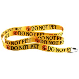Do Not Pet/Not Dog Friendly/No Eye Contact Dog Lead Give Me Space Dog Leash Wrap Rescue Dog Lead (Not Pet L)