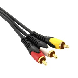 10m ISIX 3RCA Composite AV Audio Video Cable ITT1639UP