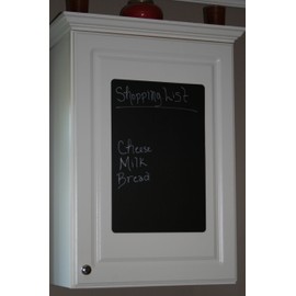 Chalkboard Refrigerator Sticker or Chalkboard Cabinet Sticker