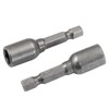 Hordion 2 Pcs Hex Nut Driver Bits 8mm, 1/4" Hex
