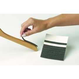 The Great American Hanger Company Dark Grey Adhesive Strips, Box of 100 Non-Slip Grips Compatible with All Hanger Types