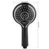 Nikou LED Shower Head Handheld 3 Colors Change Water Fed