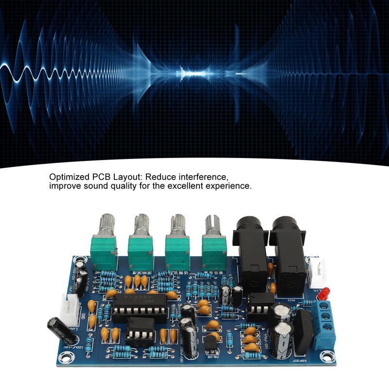 Reverberation Board Microphone Reverb Plate PT2399 Chip PCB Microphone Reverb