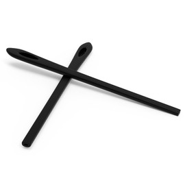 ToughAsNails 2 Pairs Replacement Rubber Kits Ear Socks and Nose Pads for Oakley Nanowire 4.0 OO6009 Sunglasses Black&Black