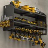 YYR Power Tool Organizer Wall Mount, Cordless Drill and Battery