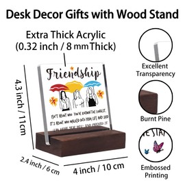 Friendship Gifts For Women Friend Gifts Desk Decoration Sign For Home Office