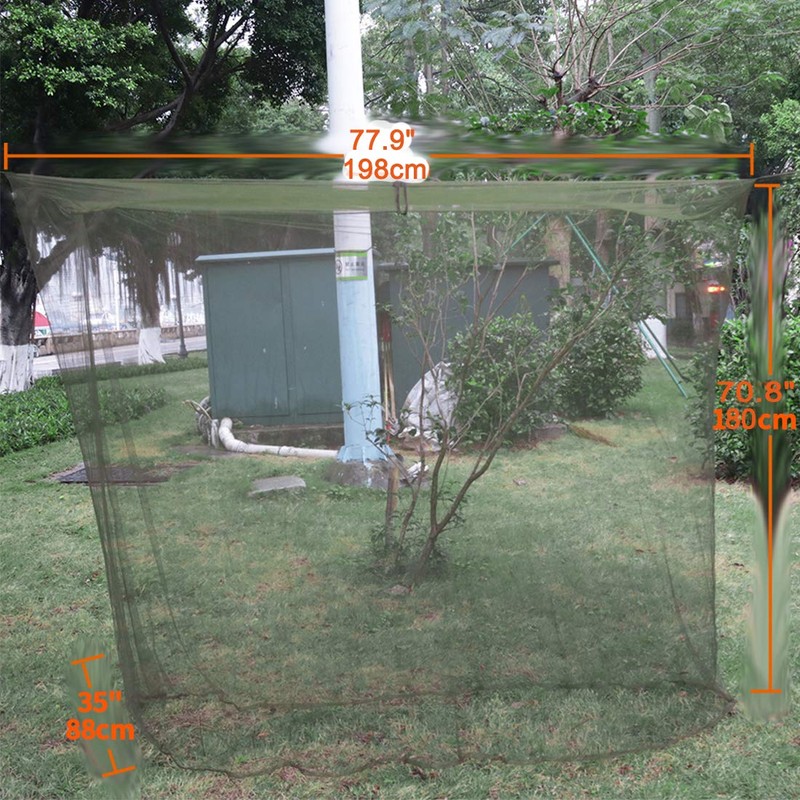 Magarrow Outdoor Mosquito Net, Lightweight, High Density Mesh Material, Fixing