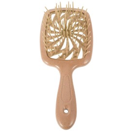 TOVINANNA Women Portable Hair Styling Comb Anti-static Anti-dandruff Hollow Teeth Detangling Brush for Curly Hair for Travel and Daily Use Stylish Design