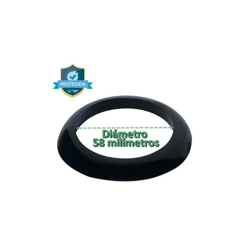 Kit 5 Pzs Barra Magnesio Y Junta 58mm Para Calentador