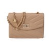VNFIOEI Women's Small Shoulder Bag Elegant Handbag, apricot