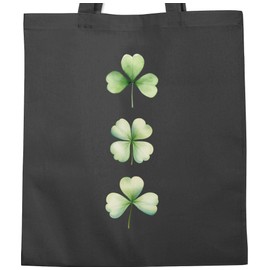 Cotton Bag - St. - Clover St Patricks Day I Lucky Charm Gift Irish Clover Gift I Saint Patricks Day Lucky Clover Irish I Ireland Costume Clover Ireland - One Size - Dark Grey, 5 Dark Grey, Unit size