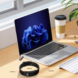 RANJIMA Vibration Alarm Reminder Watch, Silent Vibrating Alarm Reminder Watch, up to 15 Personal Alarms or Pill Reminders per Day, Potty Training Watch, Drinking Reminder, for Children and Adults