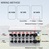 TOMSHIELE ABS Waterproof PV Combiner Box with 6 String, Solar