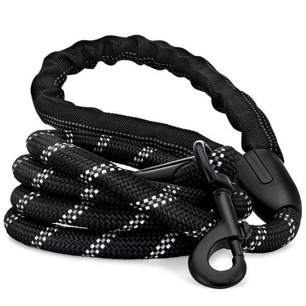 Strong Dog Leash, Reflective Rope, Chew Resistant Paracord for Medium