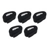 Sydien 5Pcs Black Nylon Utility Straps 1" x 78.74" Straps