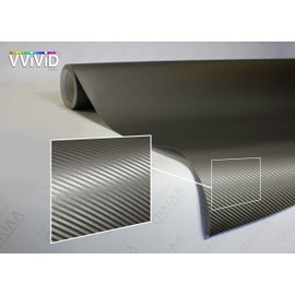 VVIVID® XPO Dark Grey Carbon Fiber Car Wrap Vinyl Roll with Air Release Technology (20ft x 5ft)