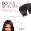 YSYS Clip in Hair Extensions - 100% Human Hair Remy