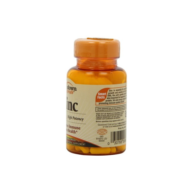 Sundown Sundown High Potency Zinc 50 mg, Tablets, 100 tablets