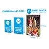 STREET SANTA - Rugby Christmas Card - Large A5 Card