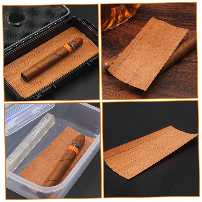 Healeved 2sheets Cedar Sheets for Humidor Boxes Cedar Freshener Thick