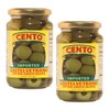 Cento Castelvetrano Pitted Green Olives 11.6 oz Jars - Pack