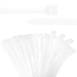 Beadnova Cable Ties Tie Wraps Zip Ties Heavy Duty for Multi-Purpose(14 Inch, White, 100pcs)
