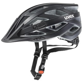 uvex i-vo cc - Lightweight Bicycle Helmet for Men and Women - Individual Size Adjustment - Expandable with LED Light - Matte Black - 56-60 cm
