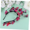 VICASKY Rosy Butterfly Hair Band for Women Lightweight Creative Headwrap